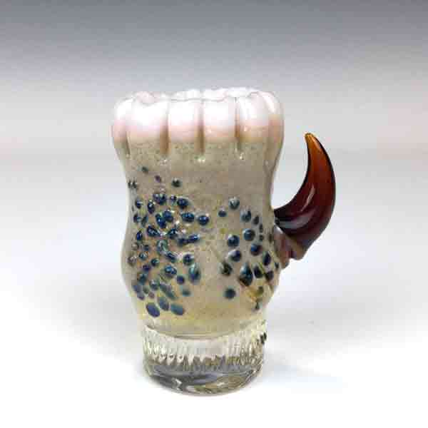 Beige Monster with Teeth on Top Monster Shot Glass - Image 2